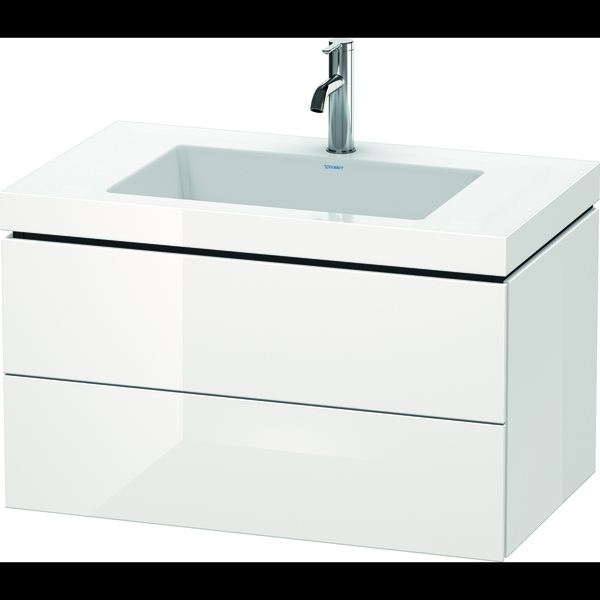 Duravit L-Cube C-Bonded Set Wall-Mounted Lc6927O2222 White High Gloss LC6927O2222
